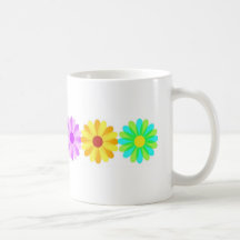 Daisy Flowerd Coffee Mug