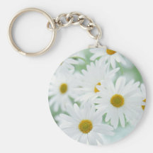 Daisy flowers keychain