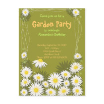 Daisy Garden Birthday Party Invitation