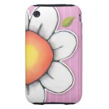 Daisy Joy pink iPhone 3/3GS Tough Case iPhone 3 Tough Cover