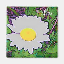 Daisy Love Cartoon Magnet