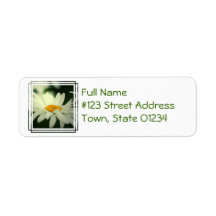 Daisy Return Address Mailing Label