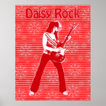 Daisy Rock Poster