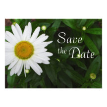 Daisy Save the Date Invitations