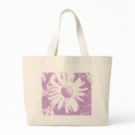 Daisy Stamp Design Canvas Bags