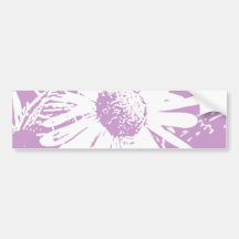 Daisy Stamp Design Bumper Sticker