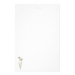 Daisy stationery - personalized