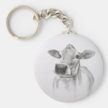 Daisy The Cow Key Chain