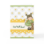 Daisy Toddler and Teddy Get Well Card
