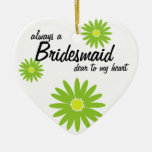 Daisy Wedding Bridesmaid Ornaments
