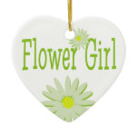 Daisy Wedding/ Flower Girl Christmas Tree Ornaments