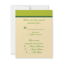Daisy Wedding RSVP Card