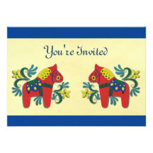 Dala Horse Party Invitation