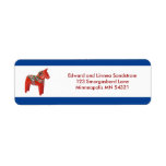 Dala Horse Return Address Label