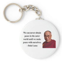 dalai lama quote 10b keychains