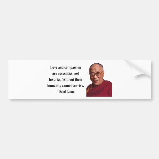 dalai lama quote 8b bumper stickers