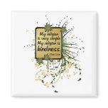 Dalai Lama Religion Quote Fridge Magnets