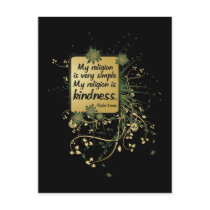 Dalai Lama Religion Quote Postcard