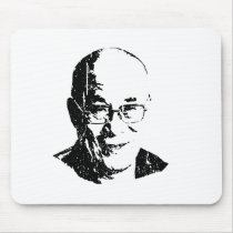 Dalai Lama T-shirt Mouse Pads
