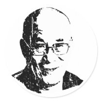 Dalai Lama T-shirt Stickers