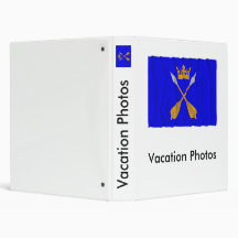 Dalarnas län waving flag binders