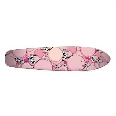 Dalek "Old School" Pink Custom Skateboard by ap_dalek