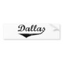 Dallas Bumper Sticker