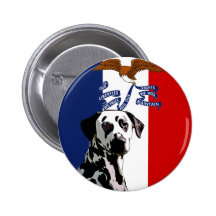 Dalmate de l'Iowa Pin's Avec Agrafe