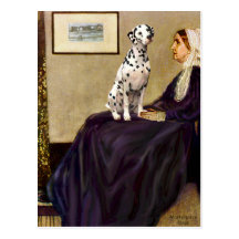 Dalmatian 1 - Whistlers Mother Postcard