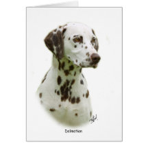 Dalmatian 9J022D-19 Greeting Card