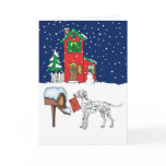 Dalmatian Christmas Mail Greeting Cards