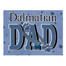Dalmatian DAD Postcard