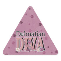 Dalmatian DIVA Triangle Sticker