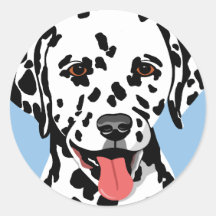 Dalmatian Dog Stickers