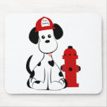 Dalmatian Fire Dog mousepads