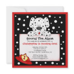 Dalmatian Fireman Birthday Party Personalized Invites