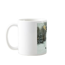 Dalmatian in Winter Snow Mugs