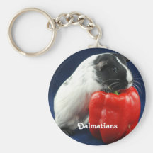 Dalmatian key chain
