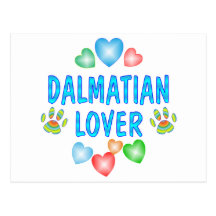 DALMATIAN LOVER POST CARDS