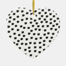Dalmatian Spots Christmas Tree Ornaments