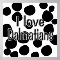 Dalmatian Spots Poster