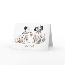 Dalmatians 'For You!' Greetings Card
