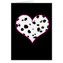 Dalmatians heart cards