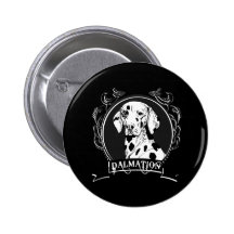 DALMATION (3) PINBACK BUTTON