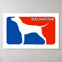 Dalmation Major League Dog Print