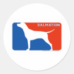 Dalmation Major League Dog Sticker