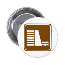 Dam or Reservoir Highway Sign Pin