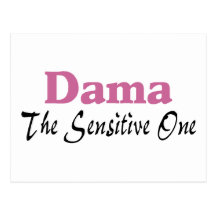 Dama le sensible carte postale