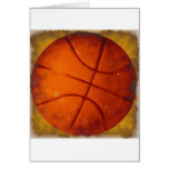Damaged Basketball Photo Greeting Card