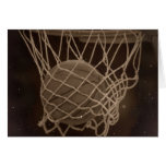 Damaged Basketball Photo Greeting Card